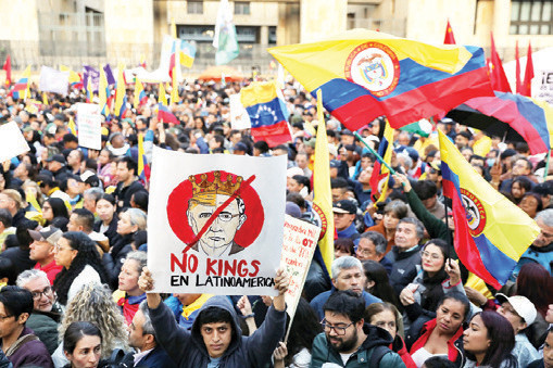 पेट्रो–ट्रम्प टकरावले कोलम्बिया कूटनीतिक दोधारमा