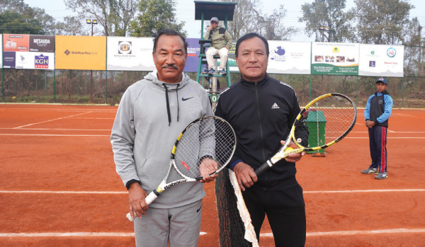 पोखरा ओपन तथा भेट्रान्स टेनिसमा कमल थापालाई दोहोरो उपाधि