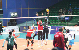 राष्ट्रिय भलिबलमा हेल्प नेपाल क्वाटरफाइनलमा