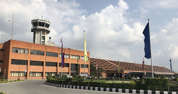 त्रिभुवन विमानस्थल साँझ ६ बजेसम्म बन्द