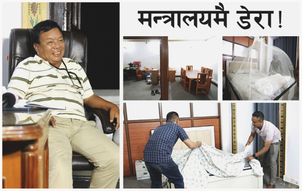 शिक्षा, विज्ञान तथा प्रविधि मन्त्री महावीर पुनको मन्त्रालयमै डेरा !