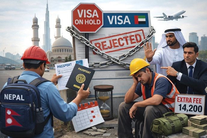 नेपालीलाई यूएईको रोजगारी संकटमा