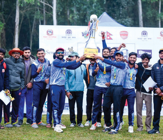 चमनपुरले जित्यो चन्द्रपुर क्रिकेट उपाधि