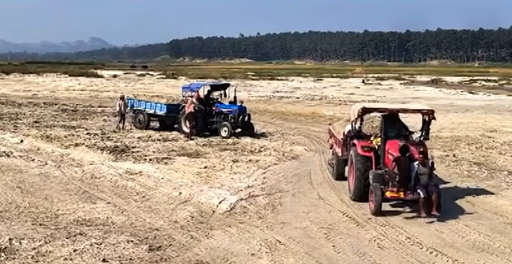 सप्तरीमा बालुवाको अवैध उत्खनन, राज्यको राजस्व गुम्दै