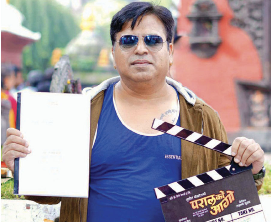 विलखबन्दमा सुटिङ युनिट, आधा म्याग्दी आधा काठमाडौँमै